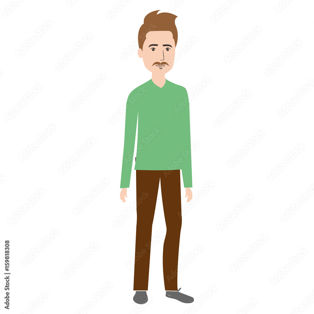 young man avatar character vector illustration design young man avatar character vector illustration design