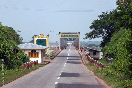 Sittaung bridge at Moppalin is a steel bridge spanning the Sittaung river between Waw, Bago Region and Moppalin, Mon State of Myanmar.  