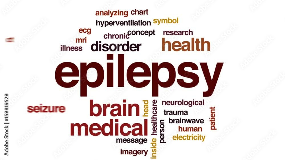 Epilepsy animated word cloud, text design animation. Epilepsy animated word cloud, text design animation.