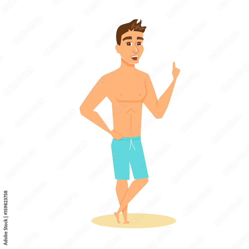 Men with raised index finger Men with raised index finger