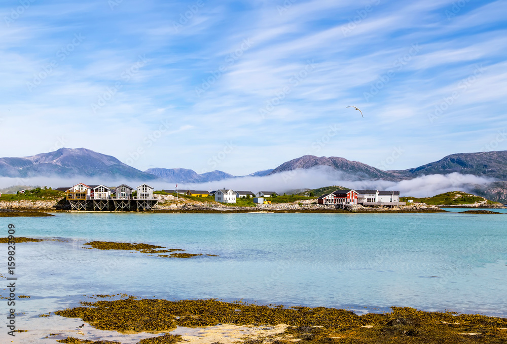 Sommaroy island view in Norway