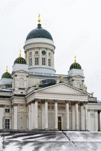 Helsinki Cathedral in winter, Suomi, Finland