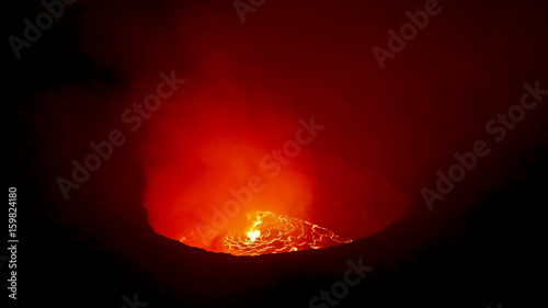 Lava Lake of Nyiragongo Volcano, Democratic Republic of Congo