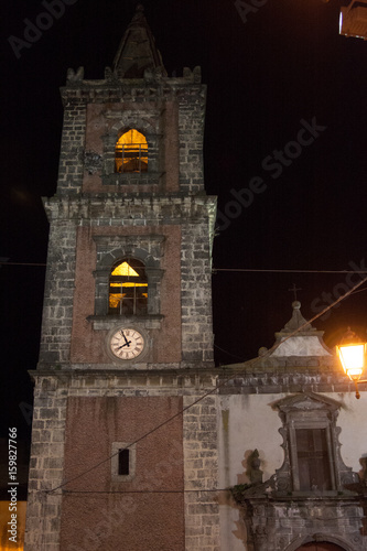 фотографія Italy Sicily Adrano by night