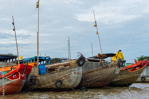 Flooting Market on the Mekong River photo