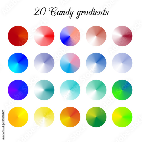 Candy Tone Color Shade Background, Colorful gradient meshes