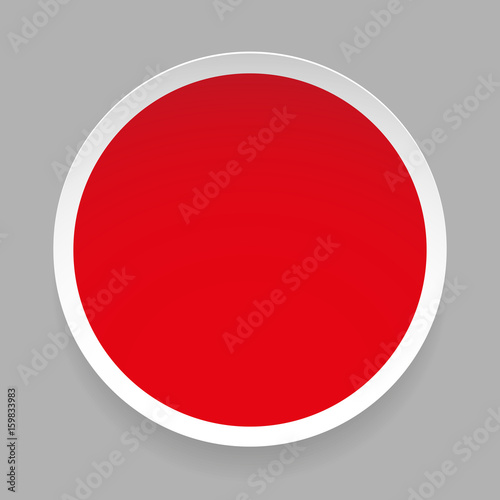 Free Download Empty round sticker vector - GFXLoad