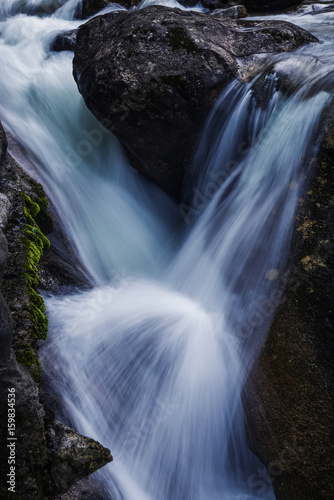 Mountain waterfall