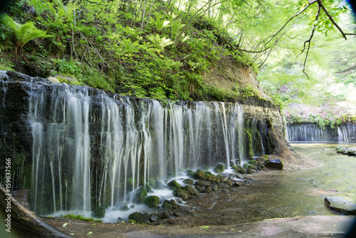 water river waterfall Nature Cloud Sky Cold Blue Winter White landscape Mountain close-up Japan spring Mountain Sunrise Sunlight