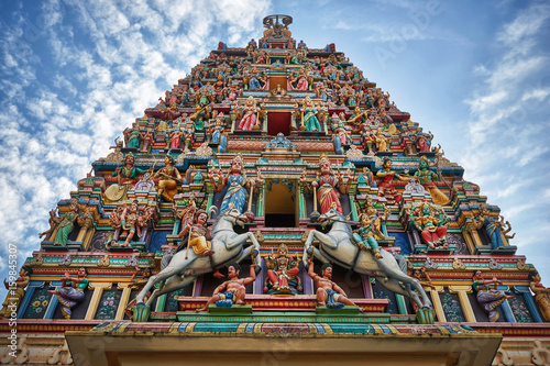 Bilde på lerret Sri Mahamariamman hindu temple in Kuala Lumpur