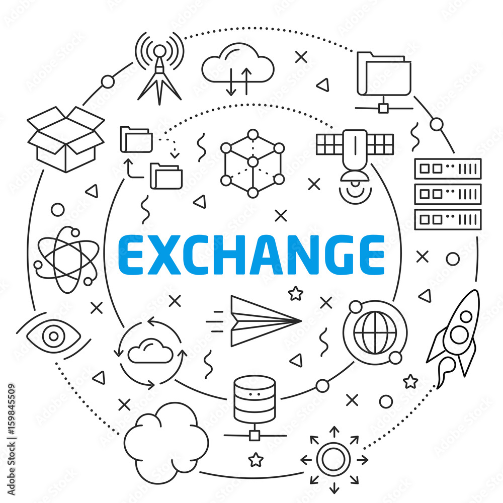 custom made wallpaper toronto digitalLinear illustration for presentations in the round exchange