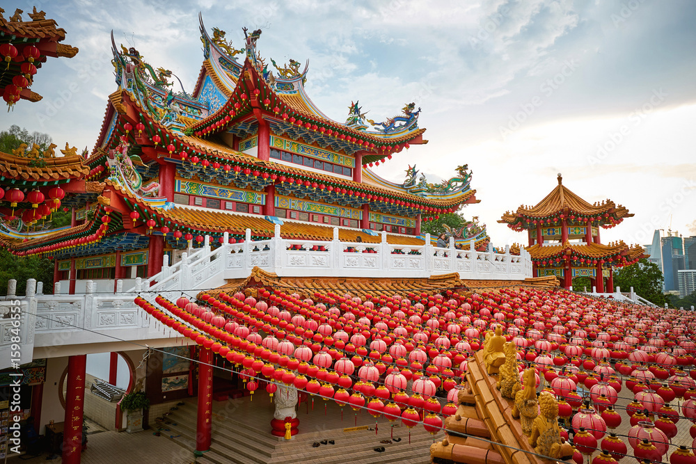 Naklejka premium Thean Hou Temple in Kuala Lumpur