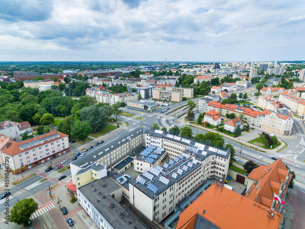 Cityscape of Elblag, Poland