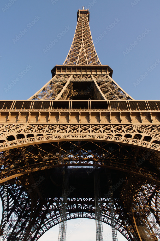 Paris (France). Perspective Eiffel Tower
