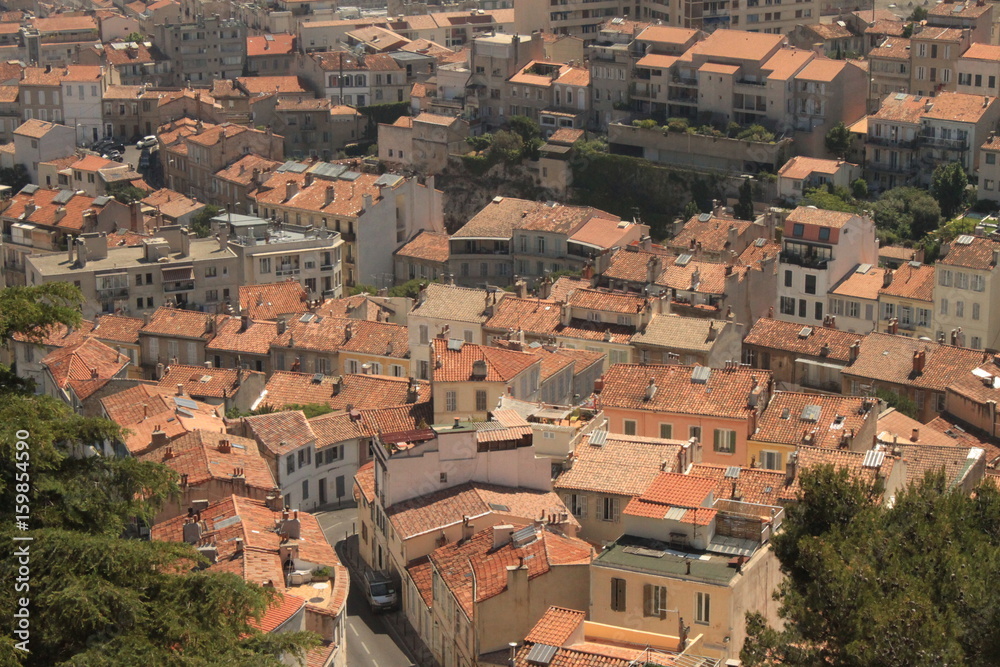 Marseille, Blick auf das historische Viertel Vauban