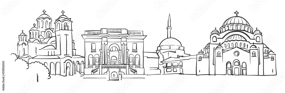 Belgrade Panorama Sketch