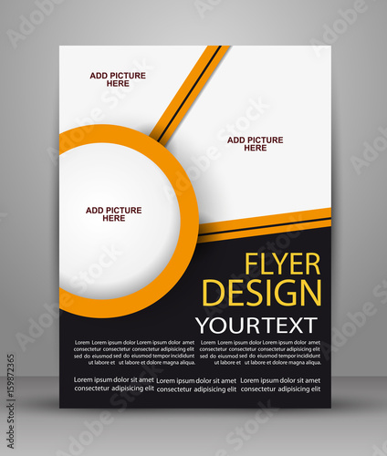 Abstract brochure flyer design template vector, Leaflet cover, layout .Vector eps10