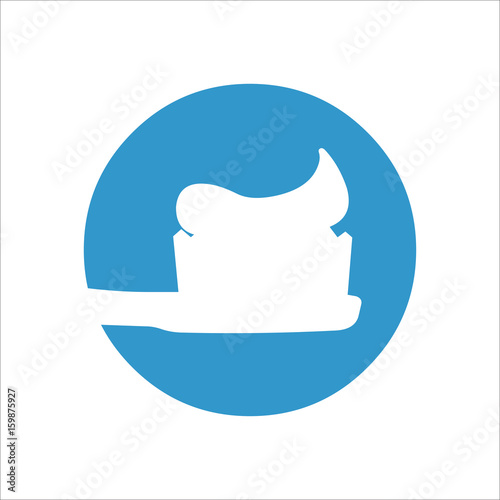 Prosty symbol szczoteczki do zębów