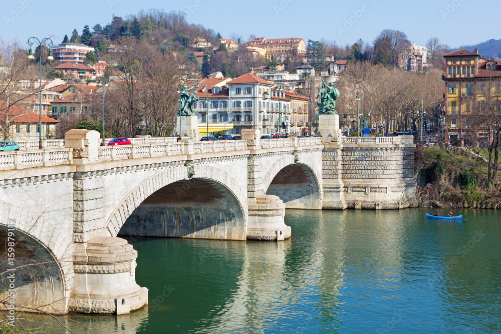 Turin - The Bridge Umberto I.