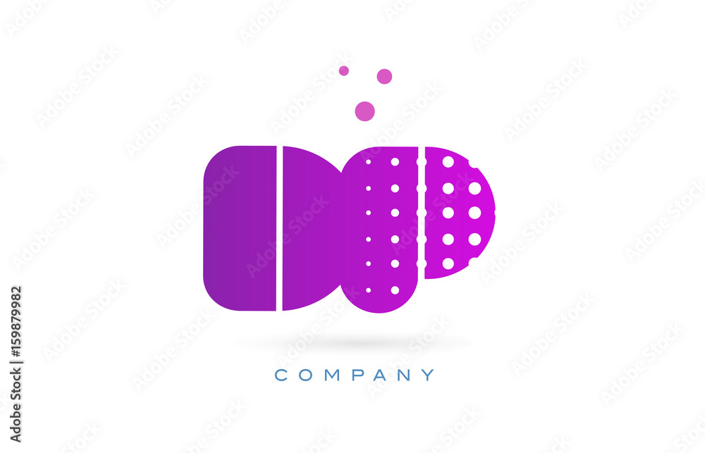 dp d p pink dots letter logo alphabet icon dp d p pink dots letter logo alphabet icon