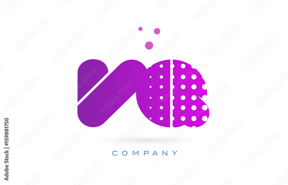 vq v q pink dots letter logo alphabet icon vq v q pink dots letter logo alphabet icon