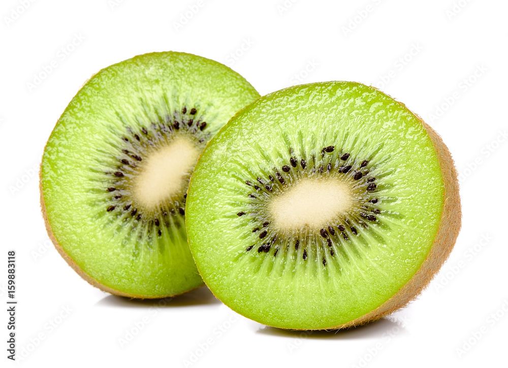Kiwi fruit isolated on the white background Kiwi fruit isolated on the white background