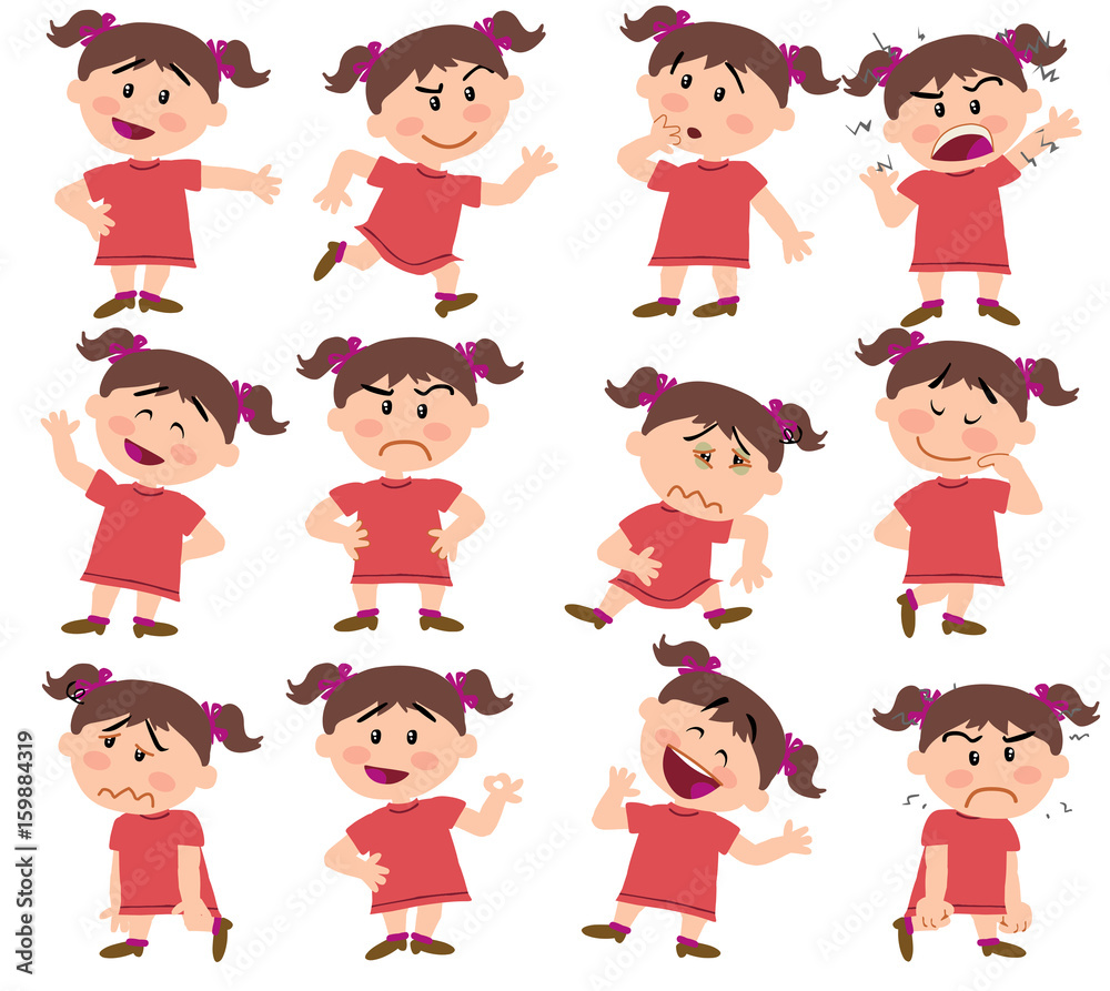 5,160 Character Design Female Collection Pose Gesture Royalty-Free Photos  and Stock Images | Shutterstock