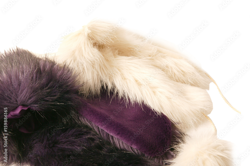 Cap with fur, russian hat, isolated Cap with fur, russian hat, isolated