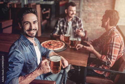 Men in bar