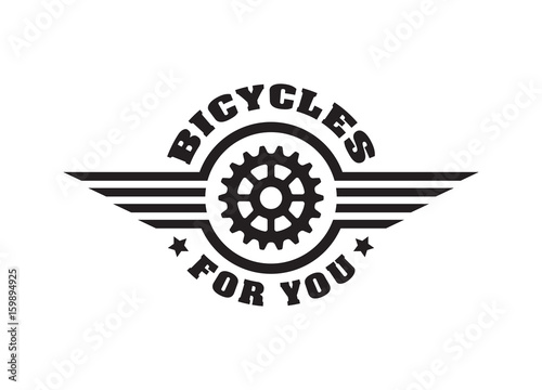 Bike badge vintage style