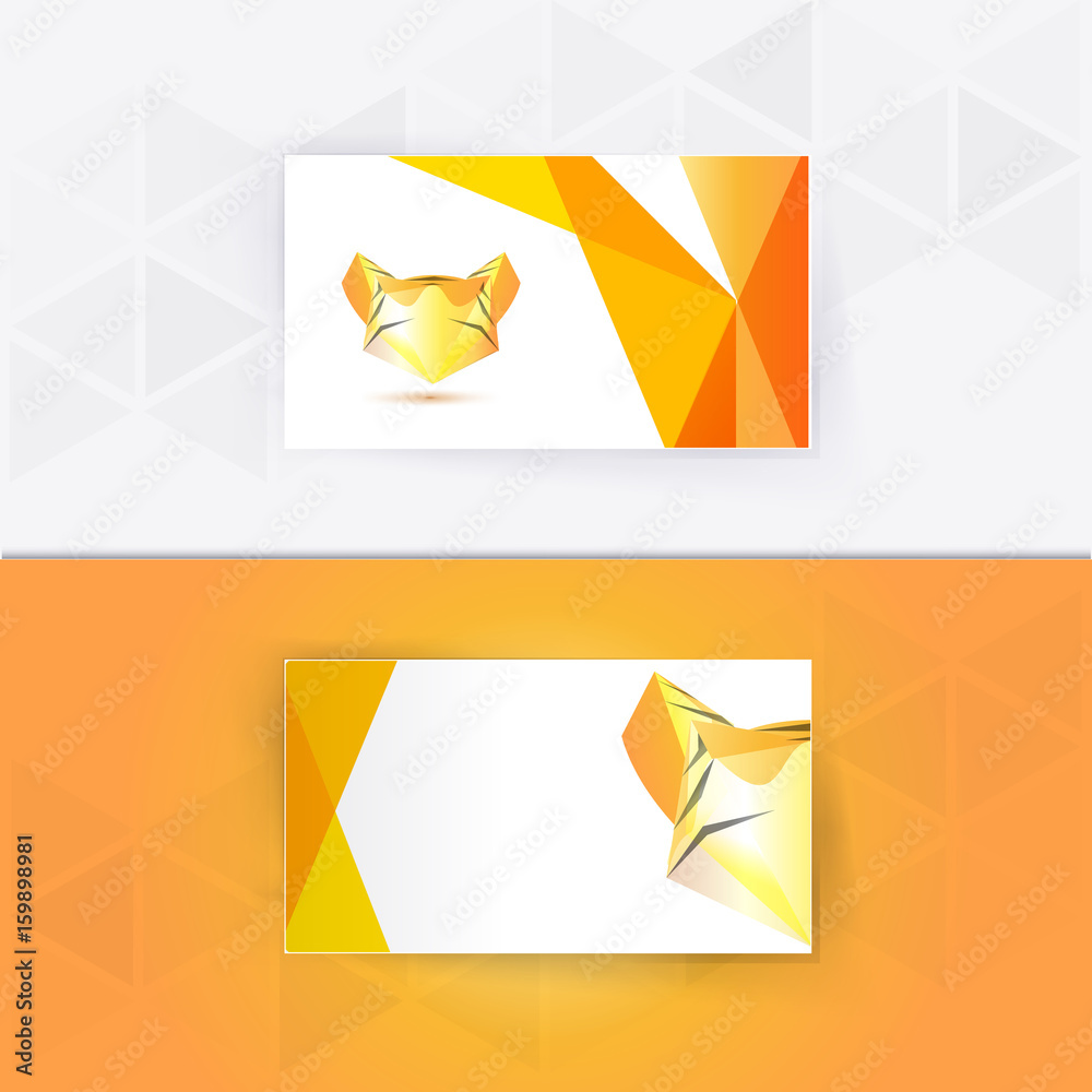 Abstract blank name card template for business artwork Abstract blank name card template for business artwork