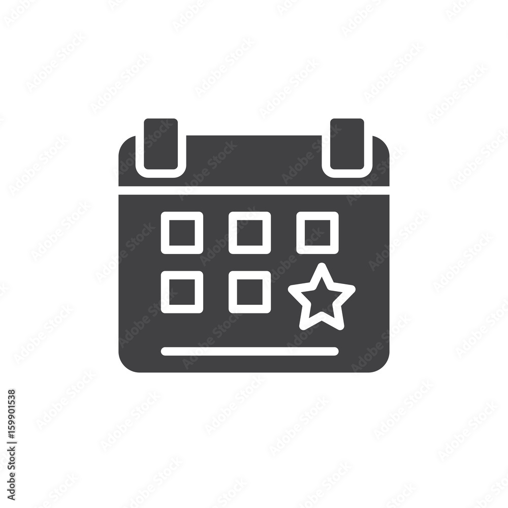Calendar event reminder icon vector, filled flat sign, solid pictogram isolated on white. Symbol, logo illustration. Pixel perfect Calendar event reminder icon vector, filled flat sign, solid pictogram isolated on white. Symbol, logo illustration. Pixel perfect