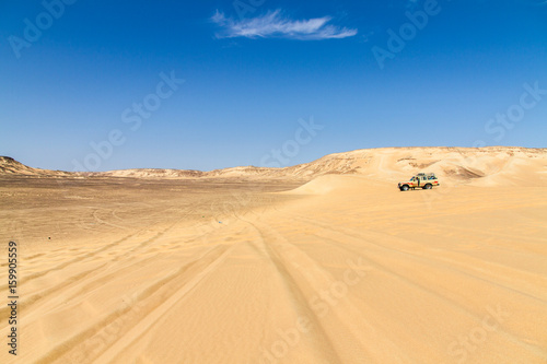 A stunning view of the Western Desert  Farafra  Egypt.