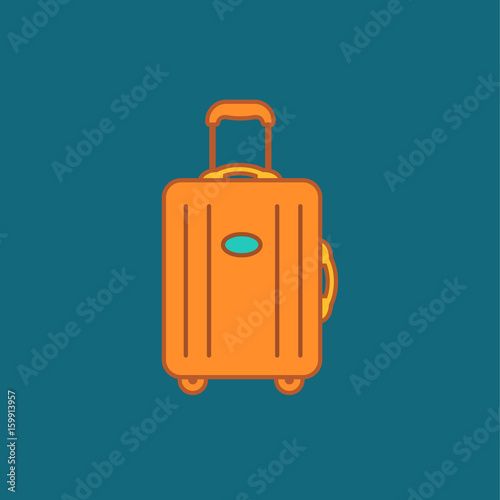 luggage modern icon