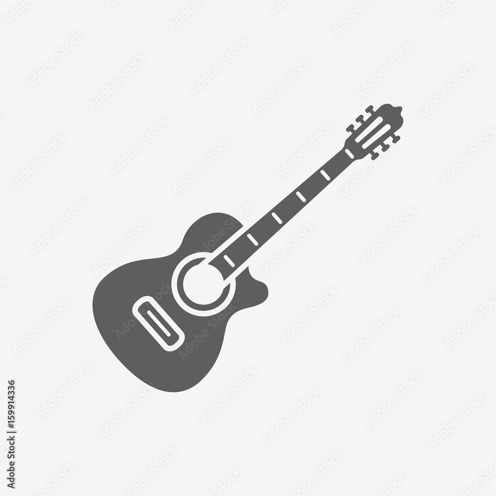 acoustic guitar icon acoustic guitar icon