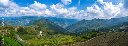 The nature landscape from the topview of the mountain, Panorama