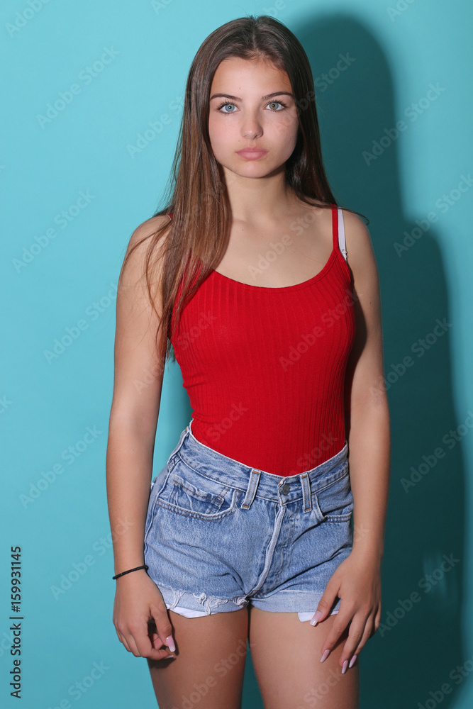 Beautiful teenage girl posing Beautiful teenage girl posing