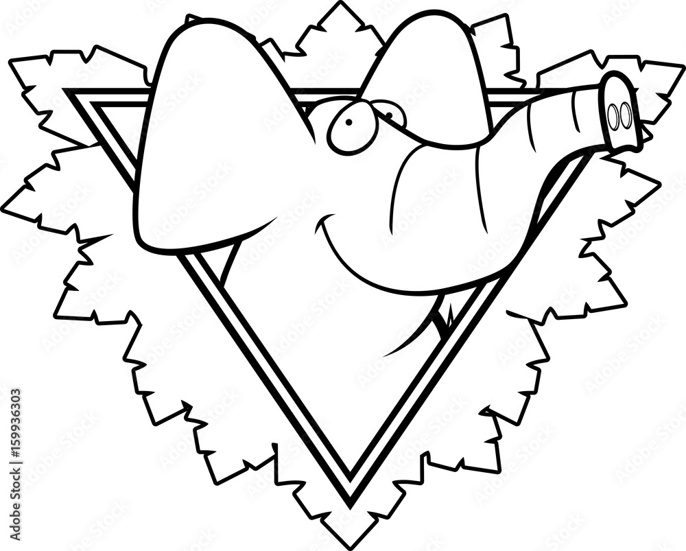 Obraz premium Elephant Safari Icon