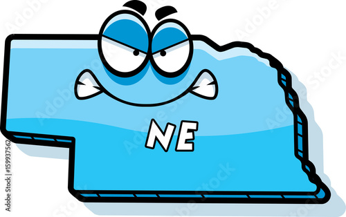 Cartoon Angry Nebraska