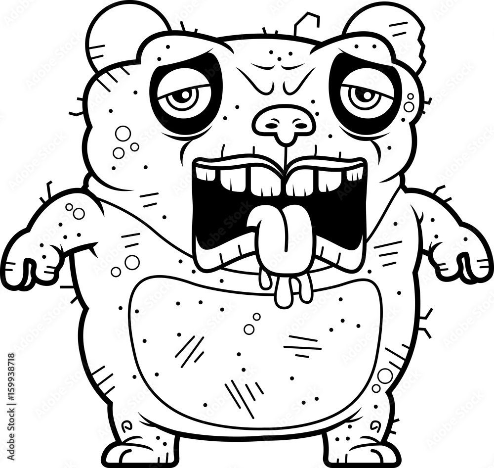 Obraz Tired Ugly Panda