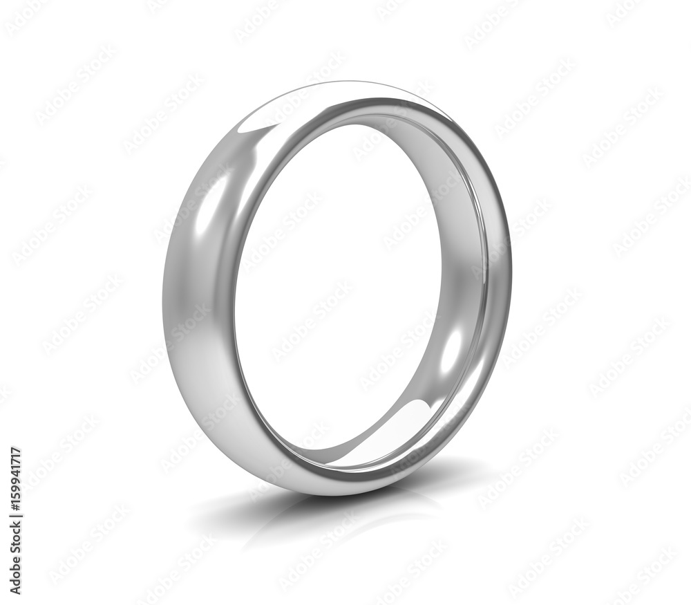 silver wedding rings concept 3d illustration silver wedding rings concept 3d illustration