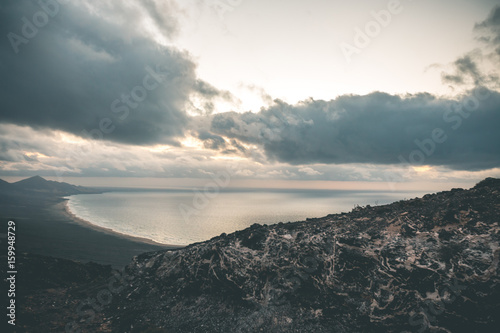 View from high above Cofete Beach - Fuerteventura © TIMDAVIDCOLLECTION
