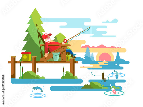 Rest fishing design