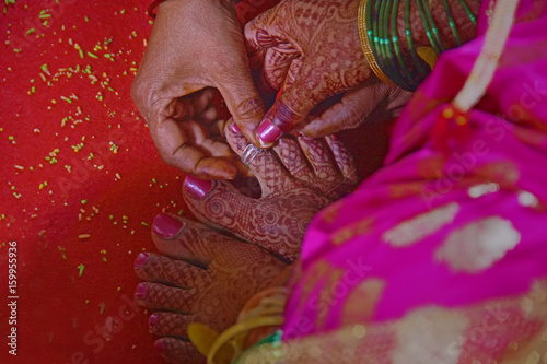 indian Bride foot photo