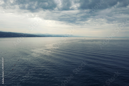 Dramatic Stormy Mediterranean sea, Croatia