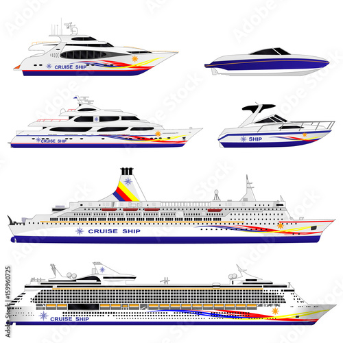 Different ships. Set