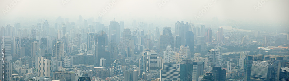 Modern city view of Bangkok