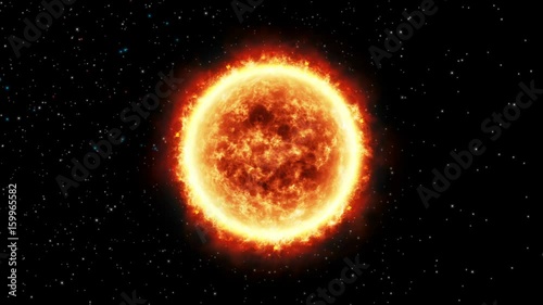 Space flight to big star