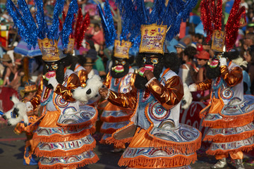 Keuken achterwand Carnaval Morenada dansers Andescarnaval in Arica  © JeremyRichards
