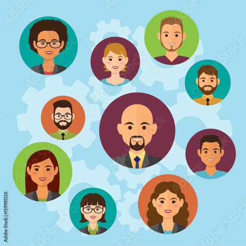 Business people avatars